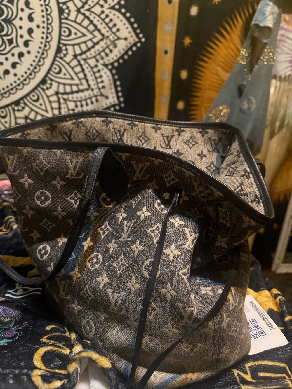 Louis Vuitton Monogram Canvas Tote in blue